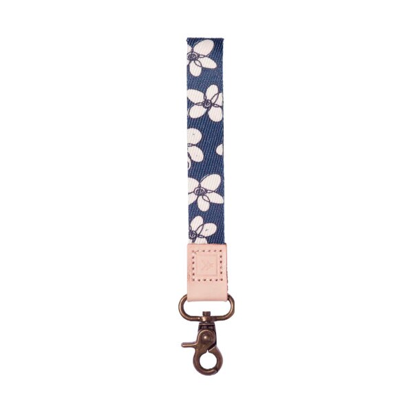 Thread Wrist Lanyard Cami Navy Floral